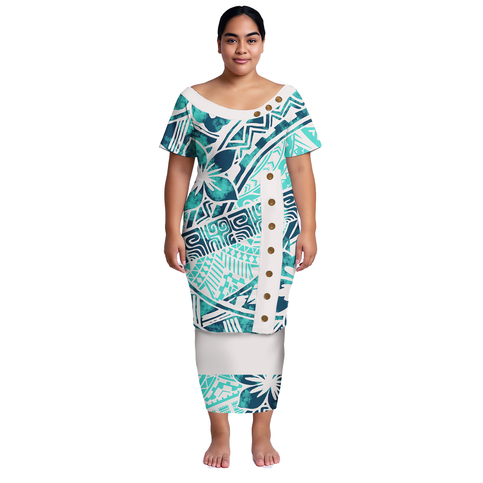 Plus Size Women Dresses Samoan - Summer Clothing Sets Women recensione e prezzo