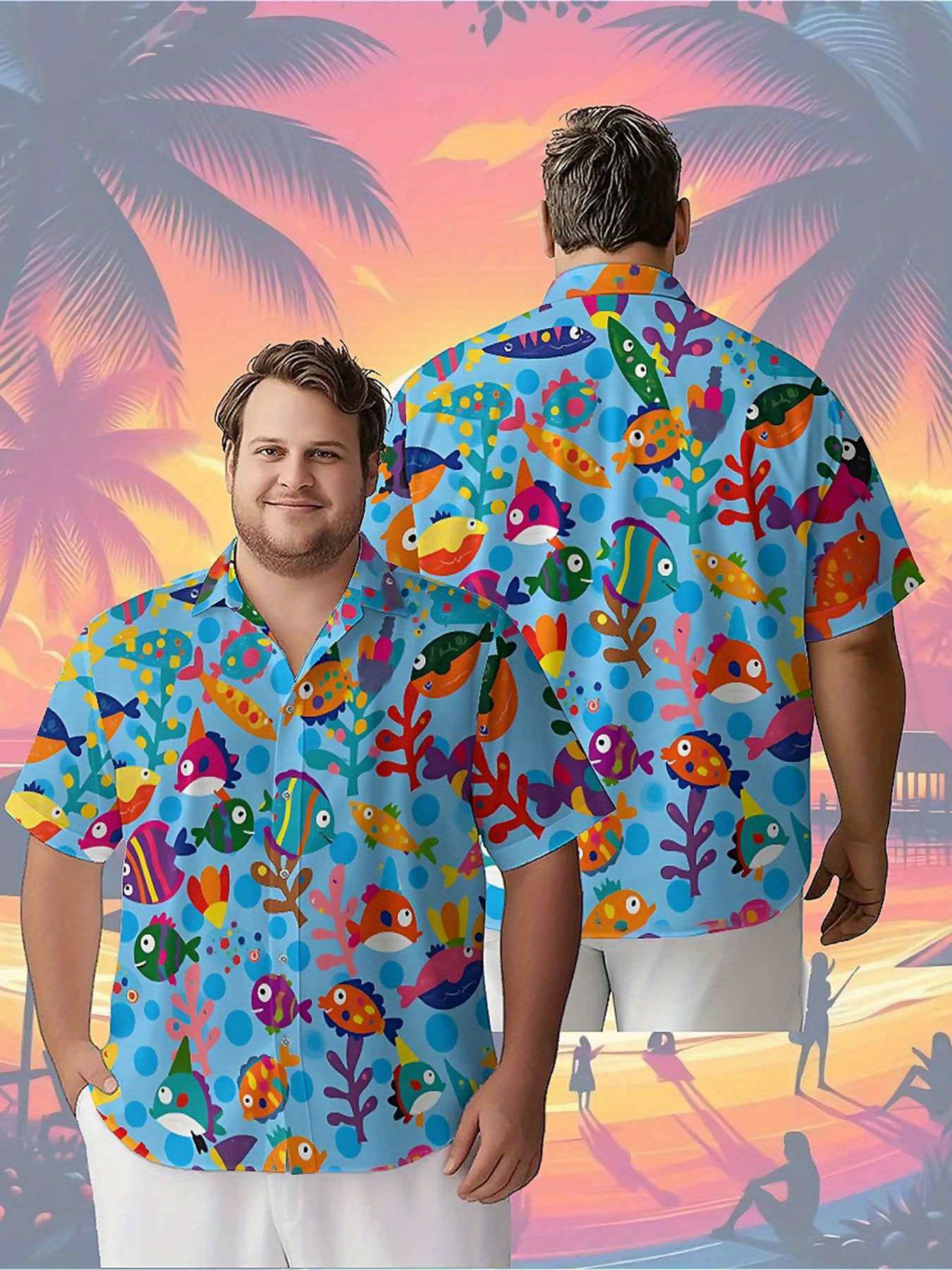 Men's Plus Size Hawaiian Shirt - Beach Shirt Hawaiian recensione e prezzo
