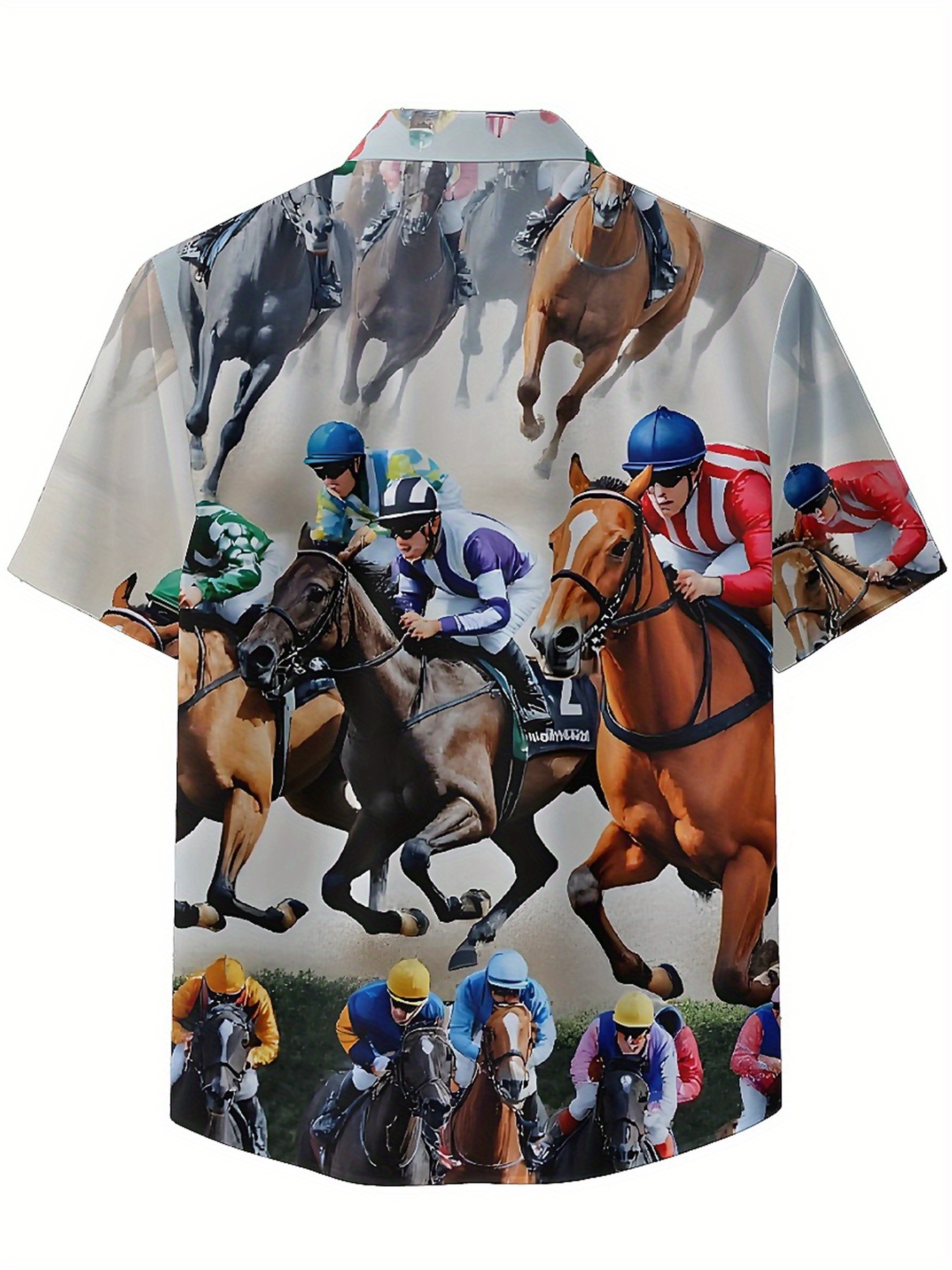 Men's Plus Size Hawaiian Shirt - Summer Equestrian Clothing recensione e prezzo
