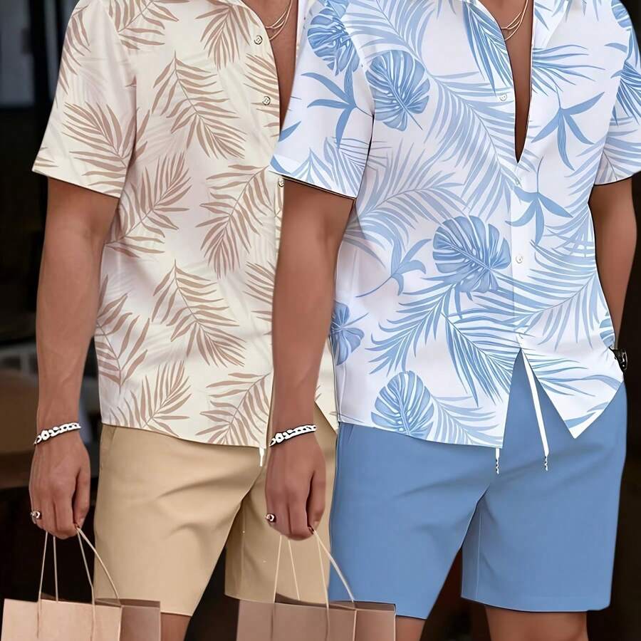 Mens Casual Hawaiian Shirt And - Beach Shirt Hawaiian recensione e prezzo