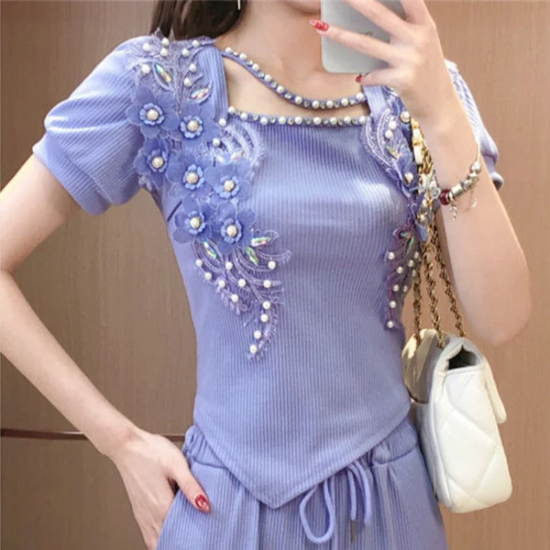 Wide Leg Ladies Trouser Purple - Summer Clothing Trends 2025 Women'S recensione e prezzo