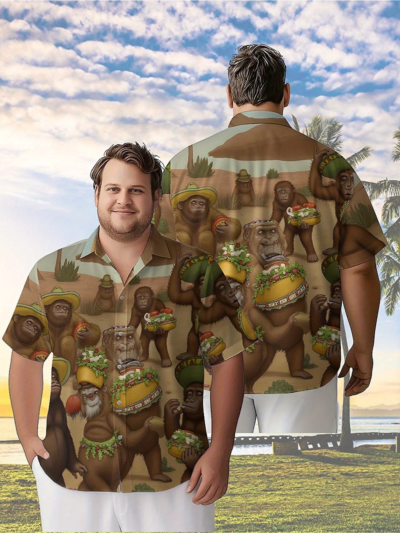Men's Plus Size Hawaiian Shirt - Beach Shirt Hawaiian recensione e prezzo