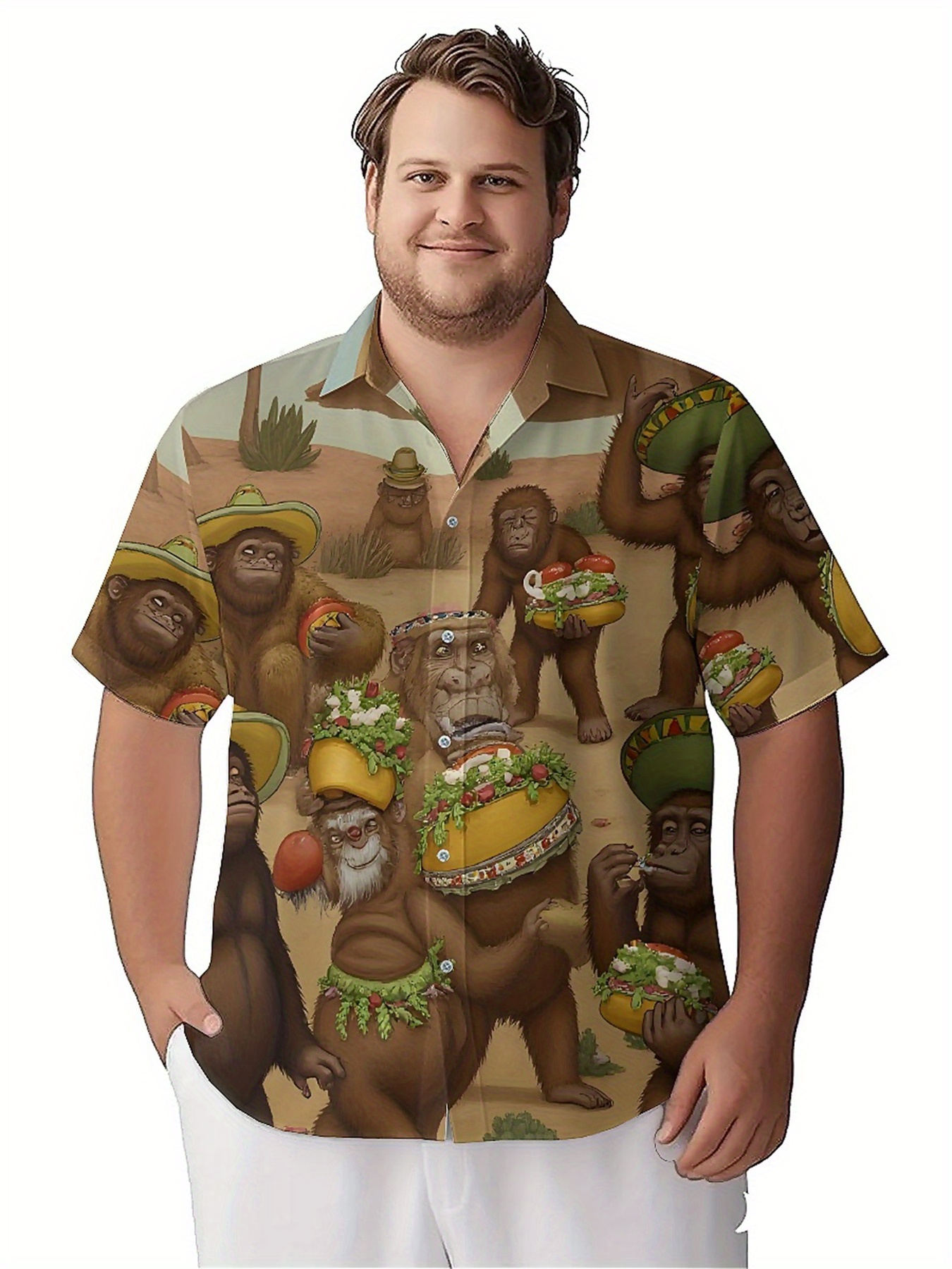 Men's Plus Size Hawaiian Shirt - Beach Shirt Hawaiian recensione e prezzo