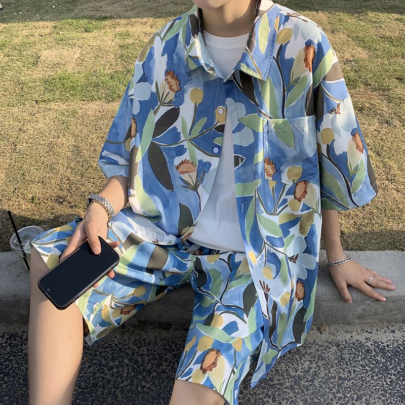 Ice Silk Floral Short Sleeve M - Beach Shirt Hawaiian recensione e prezzo