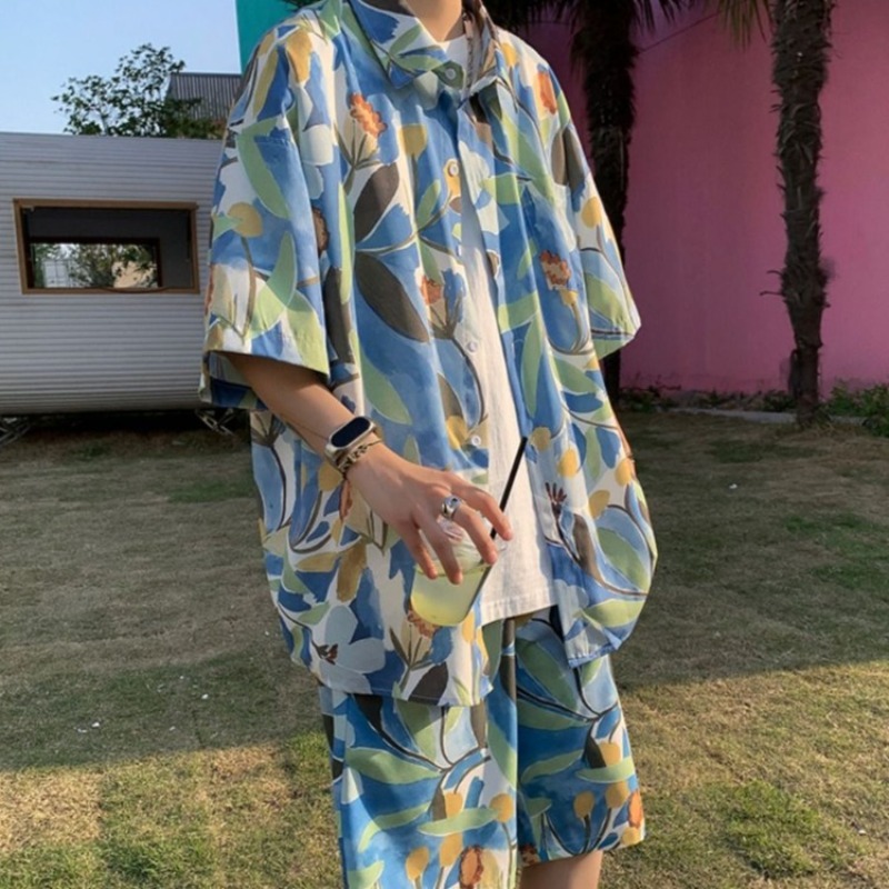 Ice Silk Floral Short Sleeve M - Beach Shirt Hawaiian recensione e prezzo
