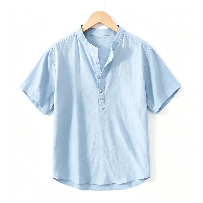 Men Cotton Linen Short-Sleeve  - Summer Clothing Linen recensione e prezzo