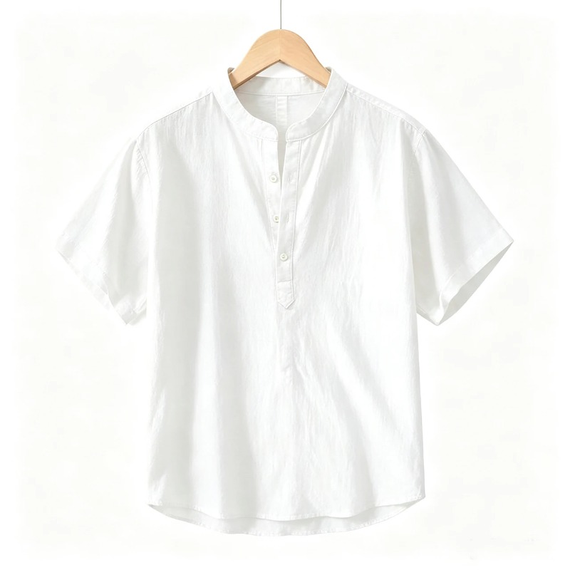 Men Cotton Linen Short-Sleeve  - Summer Clothing Linen recensione e prezzo
