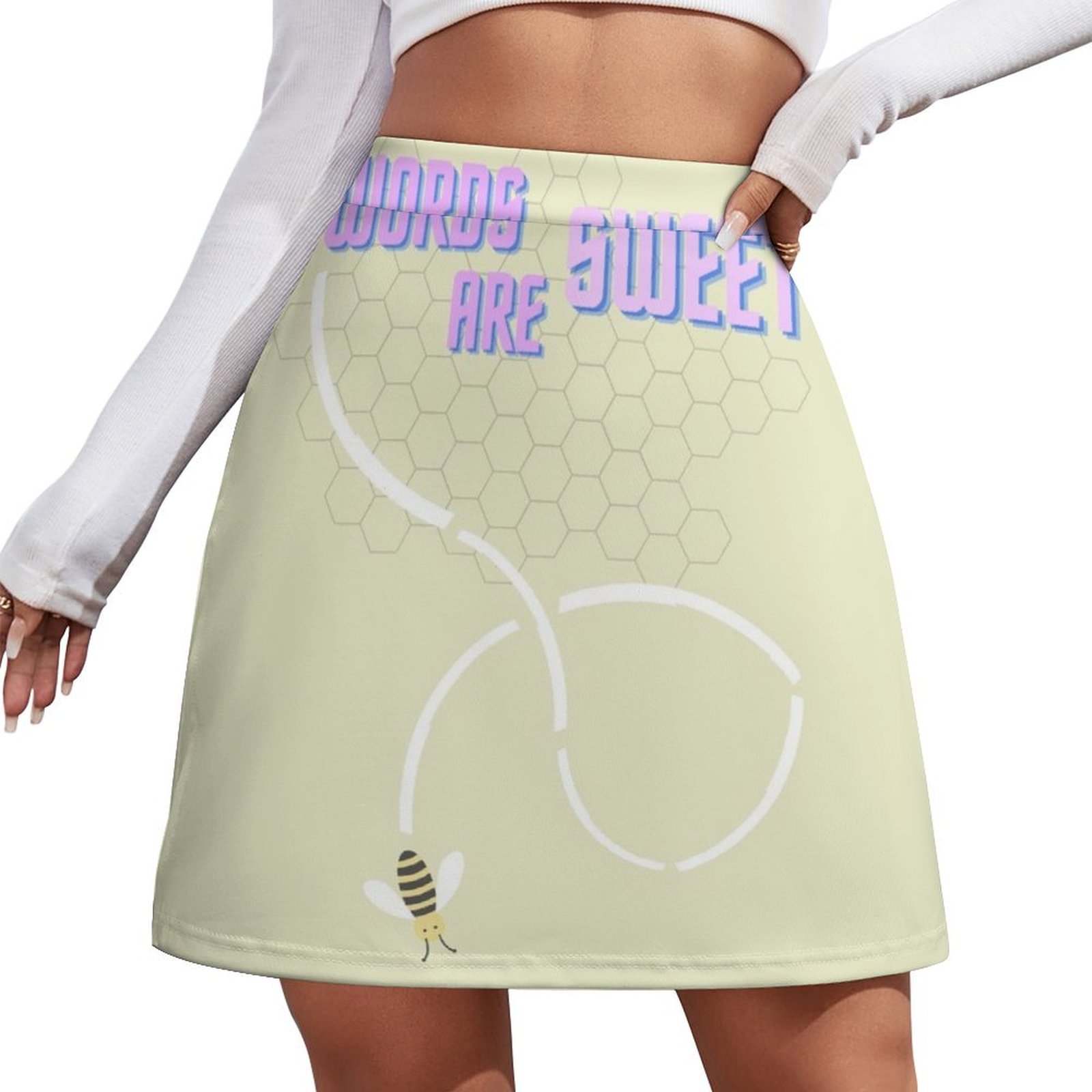 Words are SWEET Mini Skirt min - Summer Clothing Words recensione e prezzo