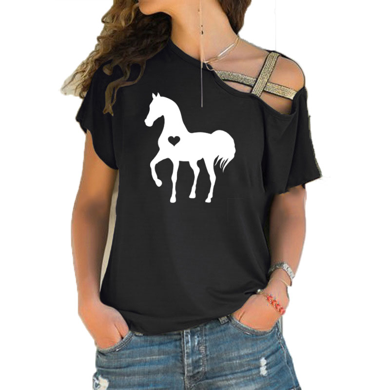 Summer New Heart horse tshirt  - Summer Equestrian Clothing recensione e prezzo