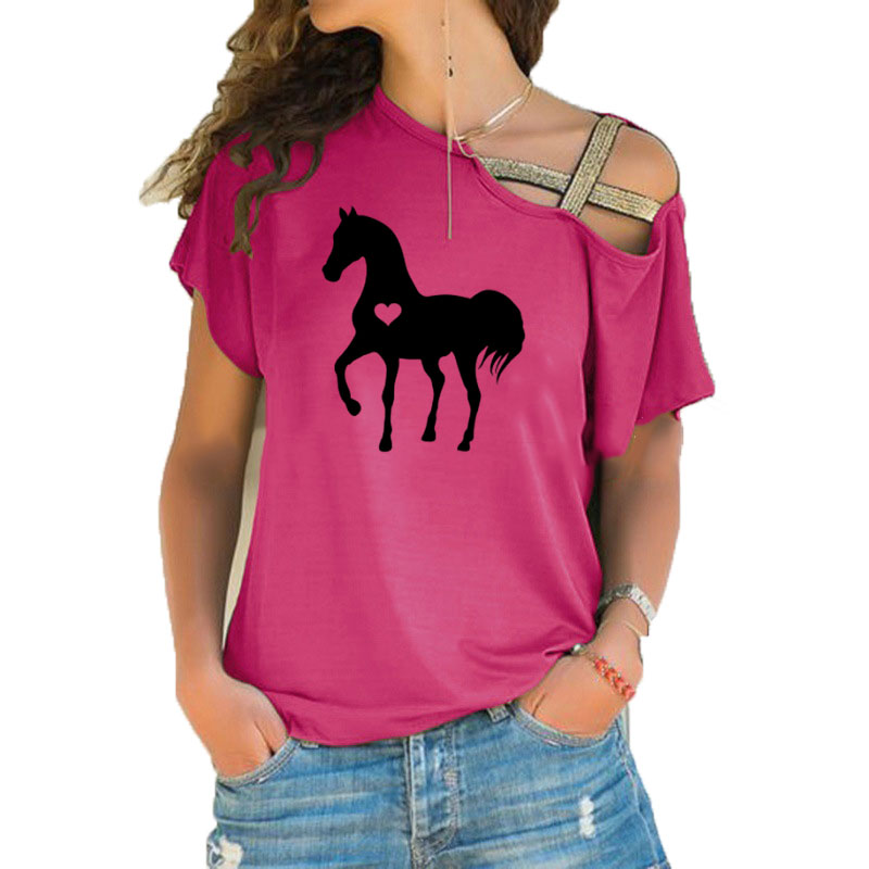 Summer New Heart horse tshirt  - Summer Equestrian Clothing recensione e prezzo