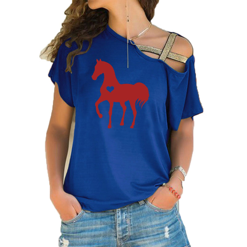 Summer New Heart horse tshirt  - Summer Equestrian Clothing recensione e prezzo