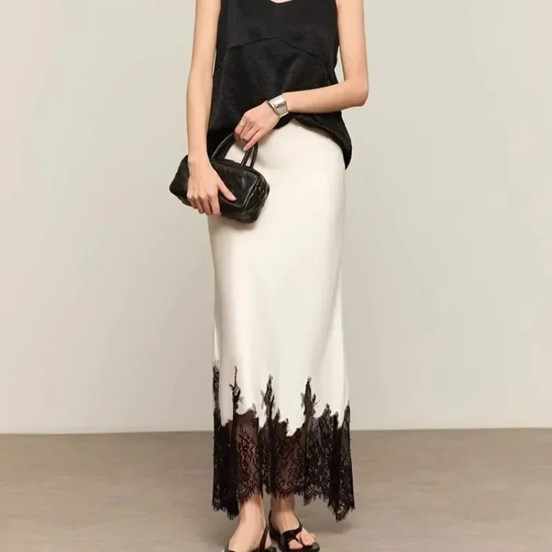 Fairy Lace-Trim Midi Skirt Hig - Summer Clothing Trends 2025 Women'S recensione e prezzo