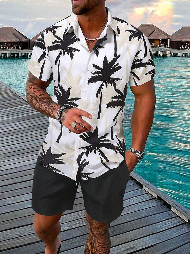 Men's Hawaiian Short-sleeved S - Beach Shirt Hawaiian recensione e prezzo
