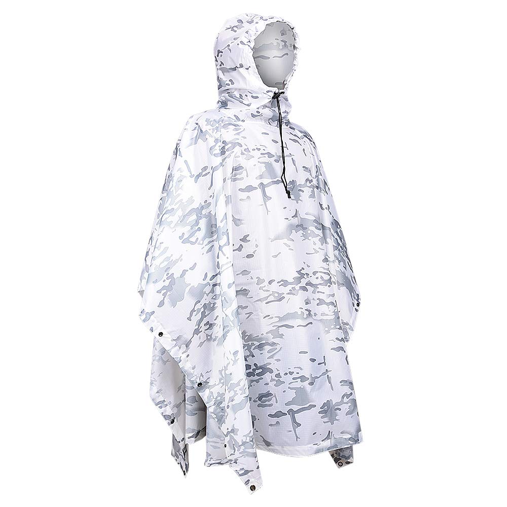 Camouflage Tactical Poncho Wat - Summer Rain Clothing recensione e prezzo