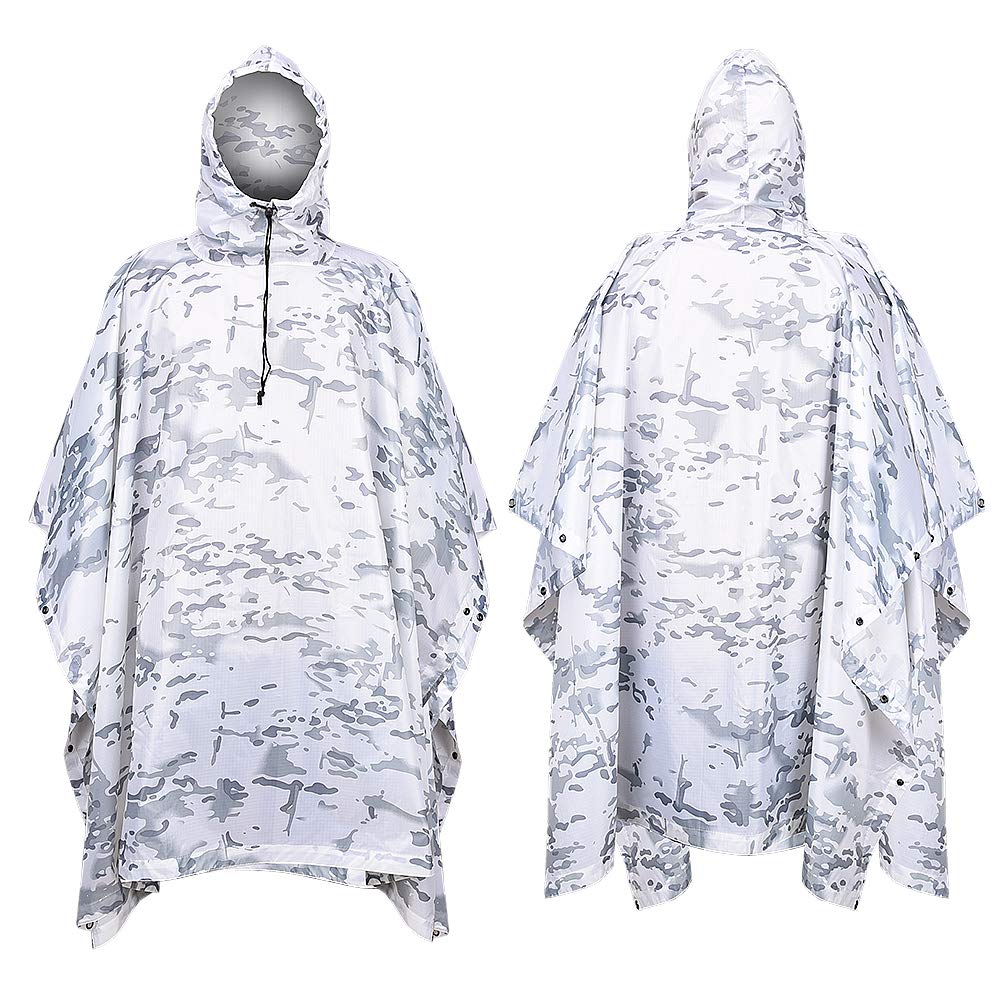 Camouflage Tactical Poncho Wat - Summer Rain Clothing recensione e prezzo