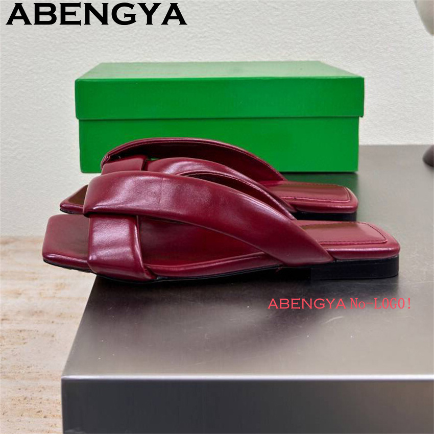 Real Leather Flat Slippers Cas - Summer Clothing Modest recensione e prezzo