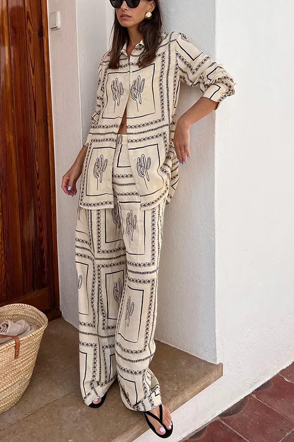 Printed Shirts Two Piece Set W - Summer Clothing Sets Women recensione e prezzo