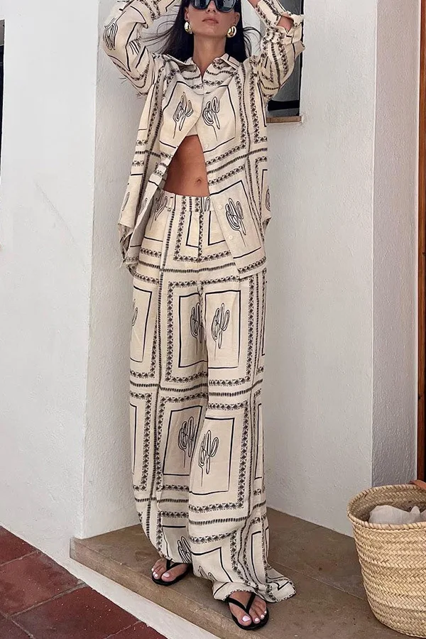 Printed Shirts Two Piece Set W - Summer Clothing Sets Women recensione e prezzo