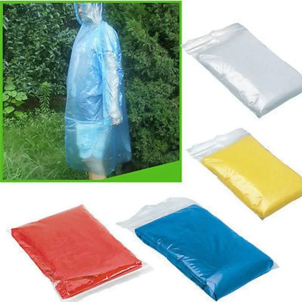 5/10PC Disposable Raincoat Adu - Summer Rain Clothing recensione e prezzo