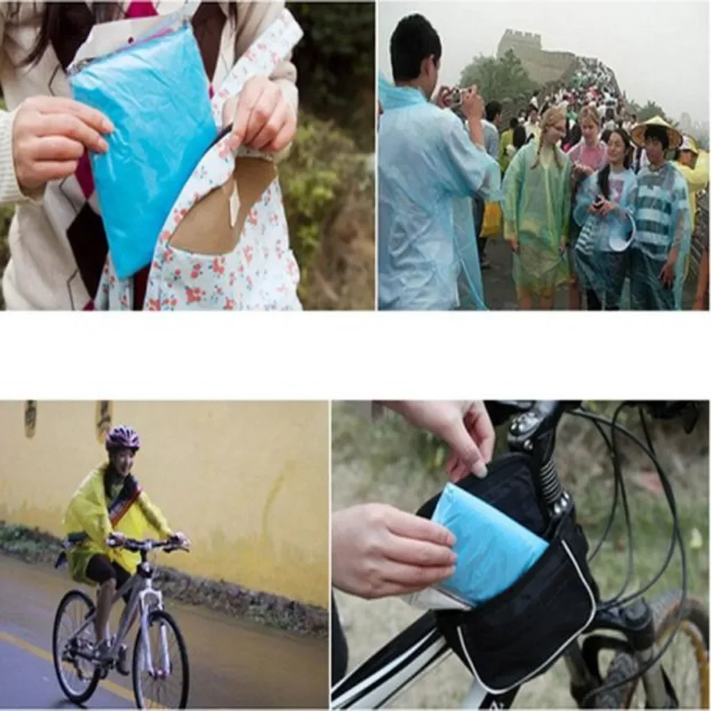 5/10PC Disposable Raincoat Adu - Summer Rain Clothing recensione e prezzo