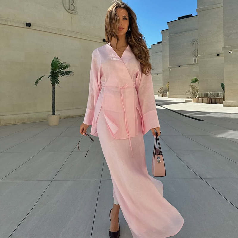 Two Pieces Women Dress Sets So - Summer Clothing Linen recensione e prezzo
