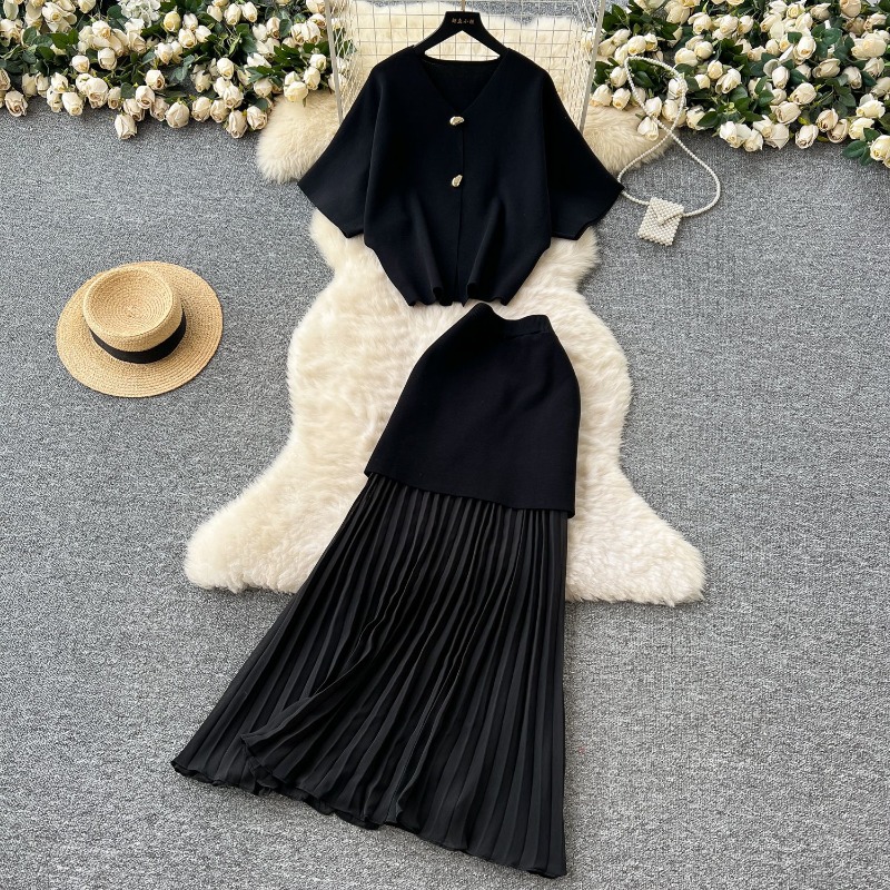 Knit Two Piece Women Top Dress - Summer Clothing Linen recensione e prezzo