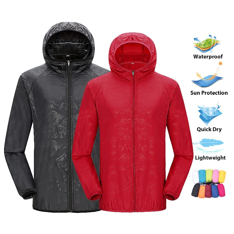 LNGXO Unisex Hiking Jacket Men - Summer Rain Clothing recensione e prezzo