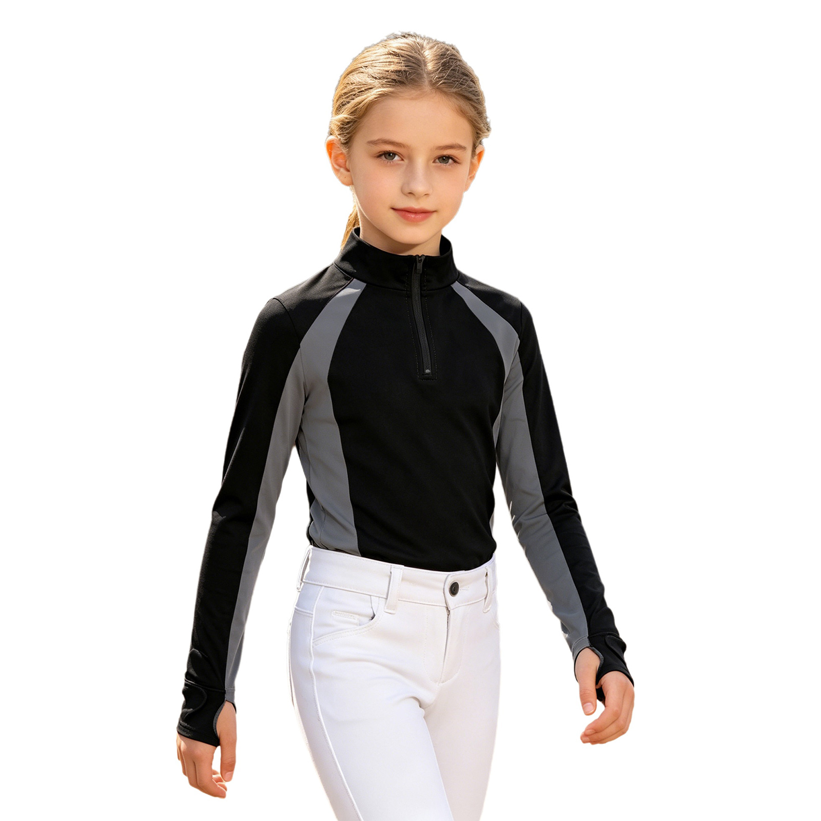 Kids Girls Equestrian Horse Ri - Summer Equestrian Clothing recensione e prezzo