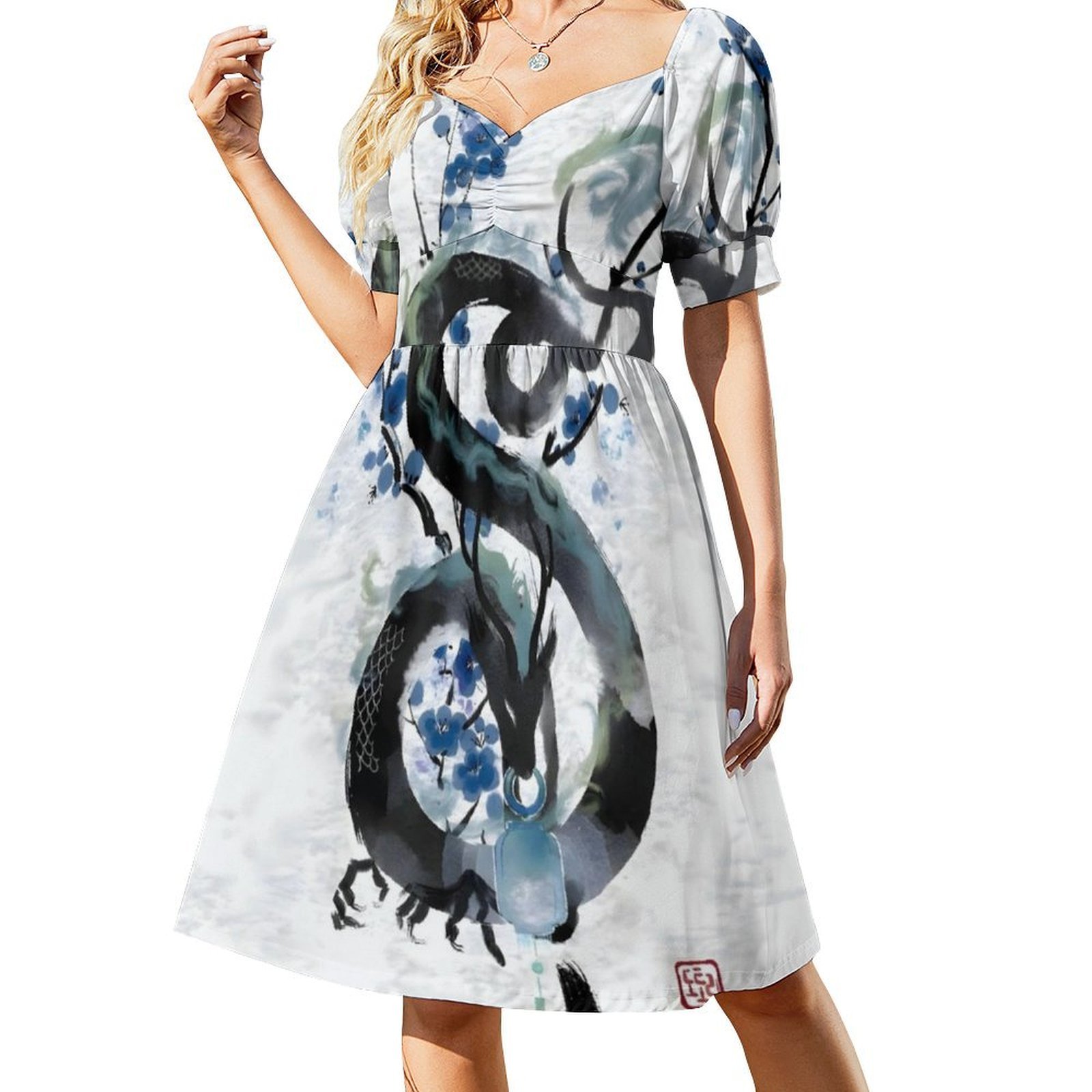 Japanese Blue Night Dragon Ink - Summer Clothing For Japan recensione e prezzo