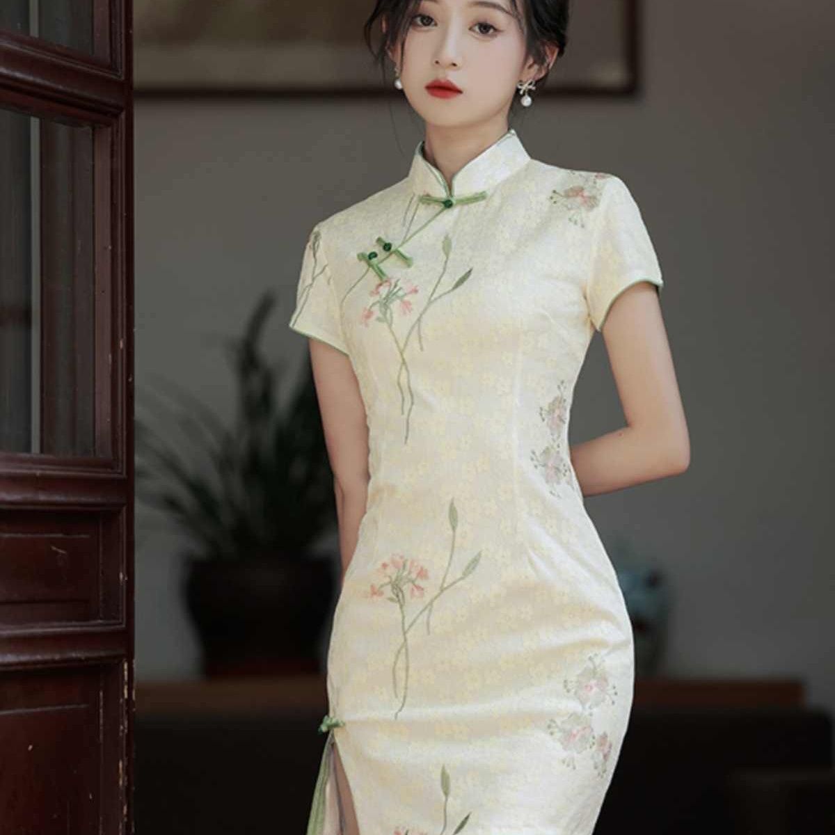 Petite Chinese Modern Qipao Dr - Summer Clothing Young Women recensione e prezzo