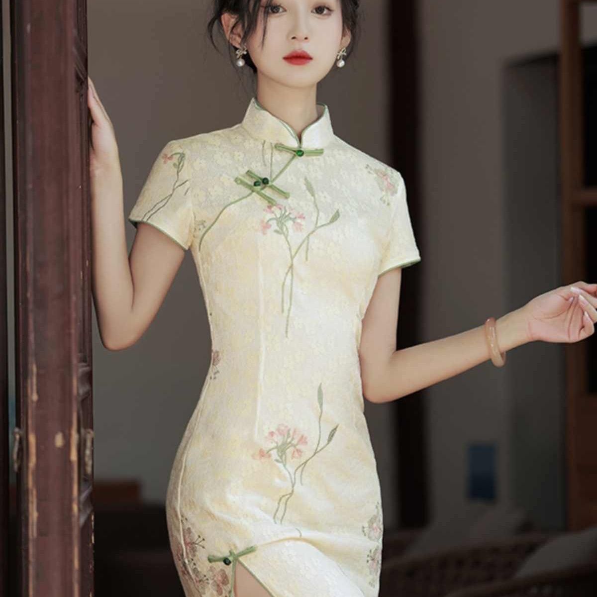 Petite Chinese Modern Qipao Dr - Summer Clothing Young Women recensione e prezzo