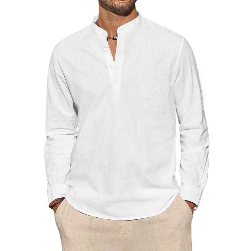 Men's Long Sleeve T-Shirts Cas - Beach Shirt Hawaiian recensione e prezzo