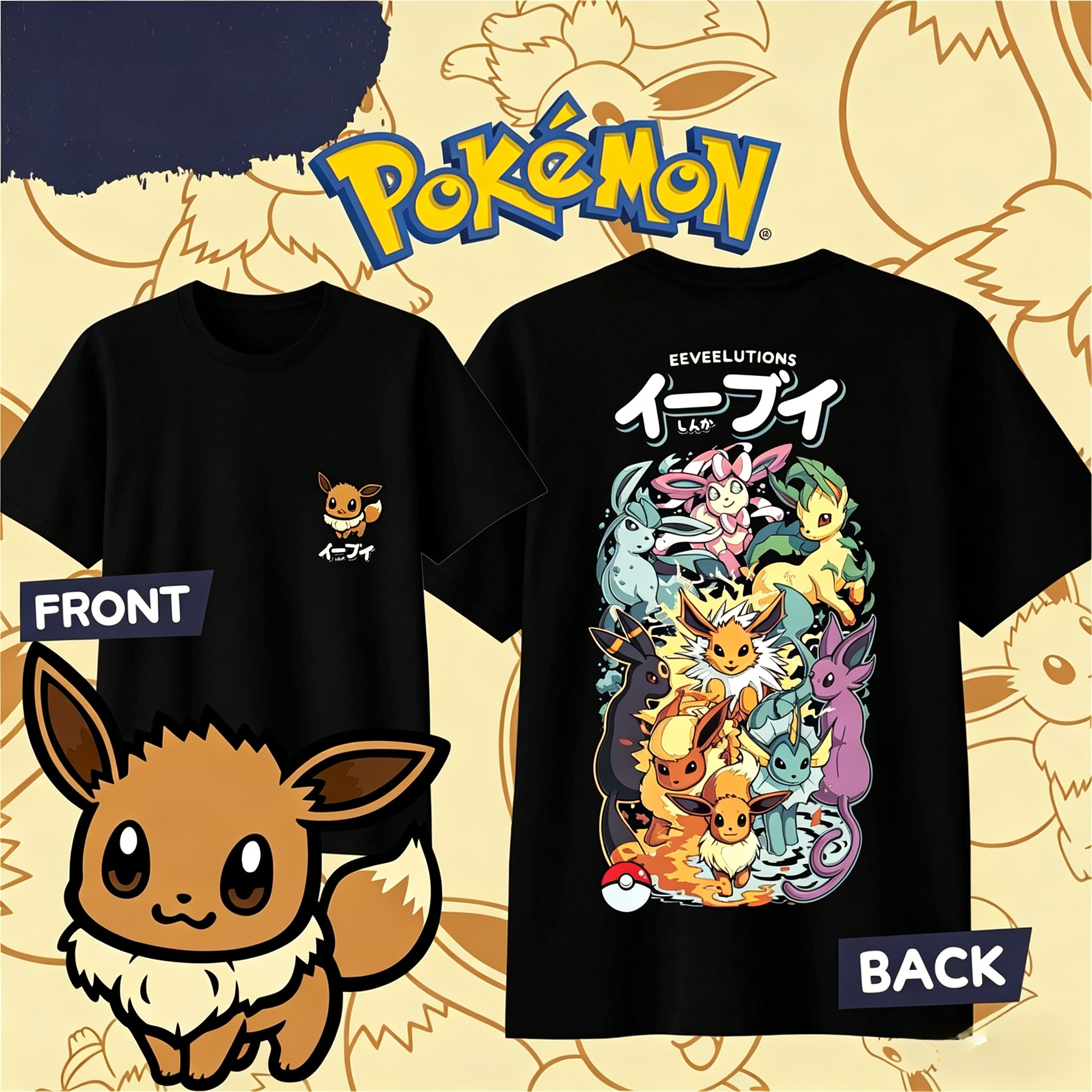 2025 Summer Pokémon Anime Kaos - Summer Clothing Men 2025 recensione e prezzo
