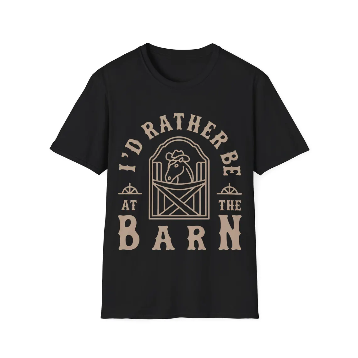 I'd Rather Be At The Barn T-Sh - Summer Equestrian Clothing recensione e prezzo