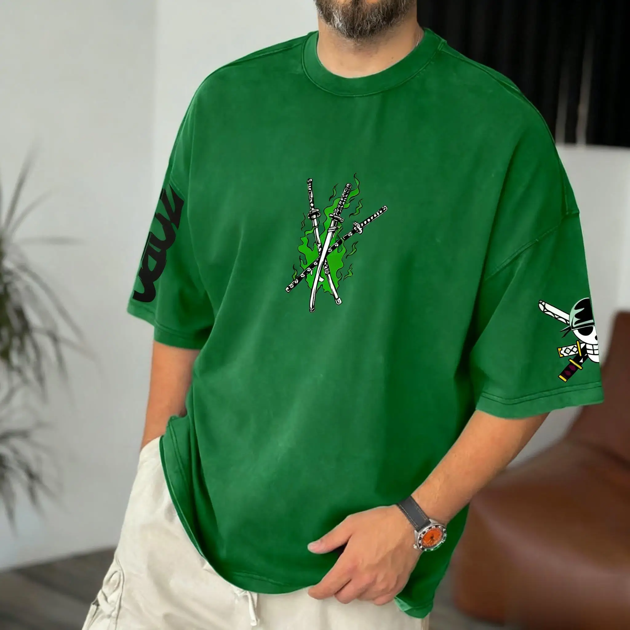 Summer Y2k Anime One Piece Zor - Summer Clothing Men 2025 recensione e prezzo
