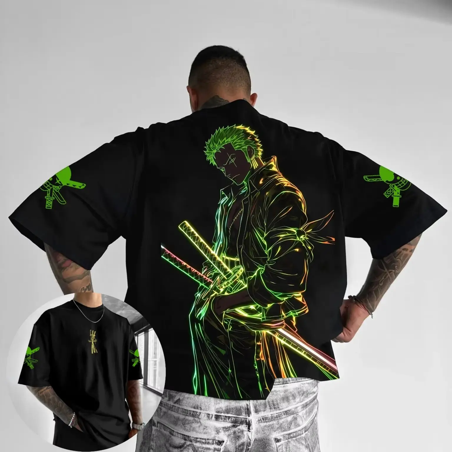 Summer Y2k Anime One Piece Zor - Summer Clothing Men 2025 recensione e prezzo