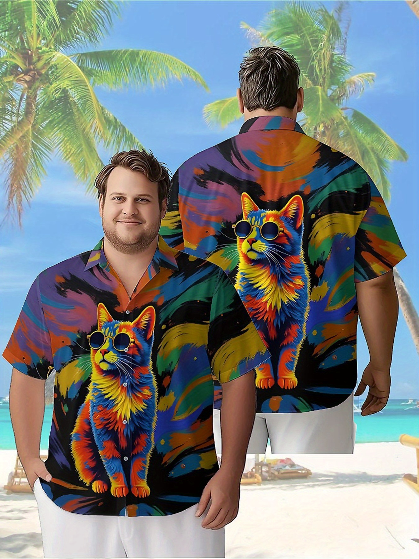 Men's Plus Size Hawaiian Shirt - Beach Shirt Hawaiian recensione e prezzo